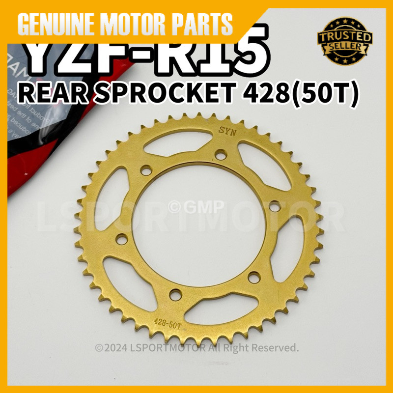 YAMAHA YZF-R15 REAR SPROCKET 428 (50T) YZFR15 YZF R 15