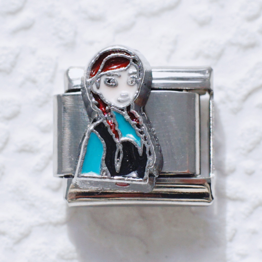 สร้อยข้อมือแบบแยกส่วนอิตาลีรุ่นใหม่ ทําเอง ตัวการ์ตูนสายรัดข้อมือยางยืดโซ่ประกอบส่วนบุคคล - รูปที่ 5