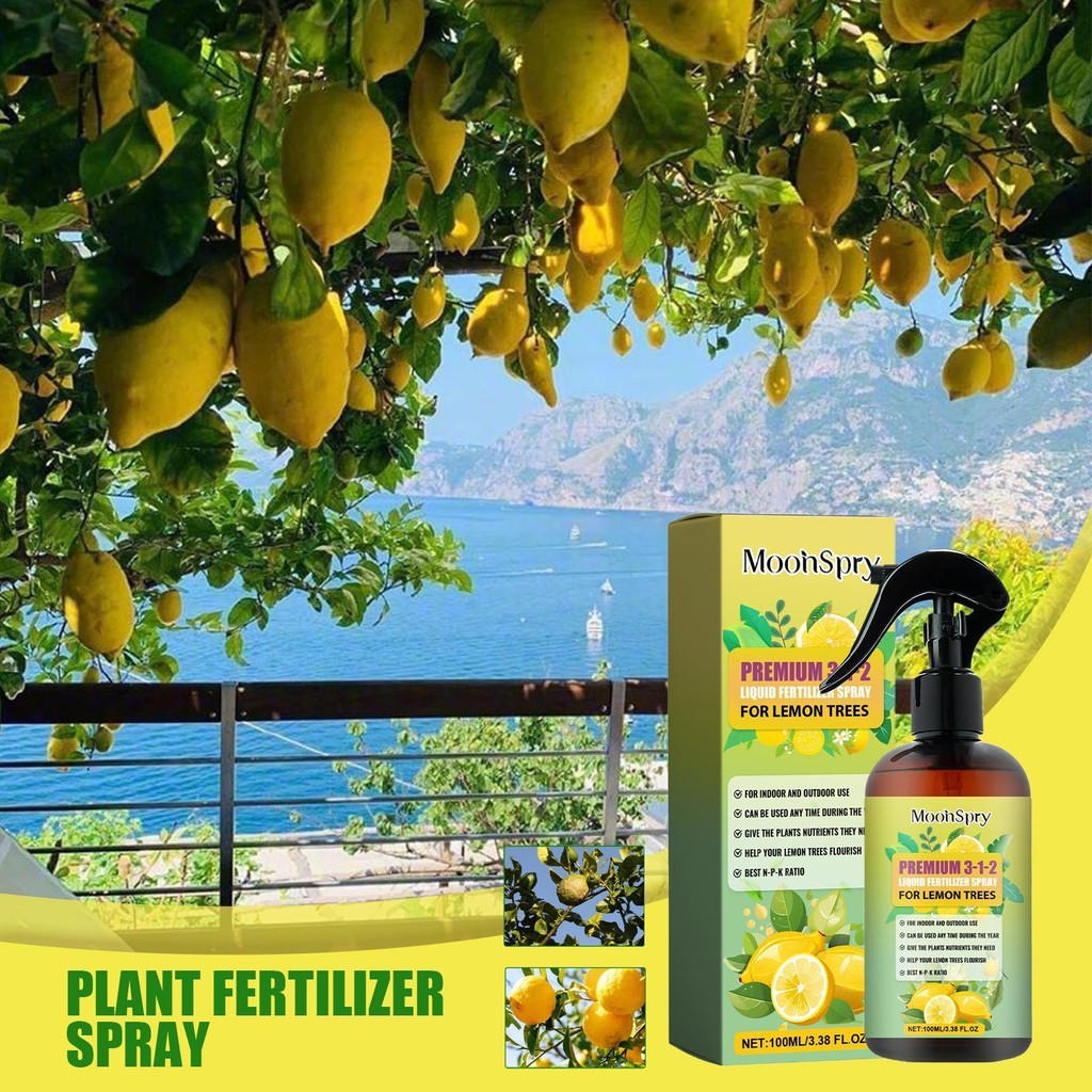 ปุ๋ยพืช Liquid Healthy Lemon Tree Nutrient Professional Lemon Tree ปุ๋ย Mist สําหรับใบเพื่อสุขภาพ sh