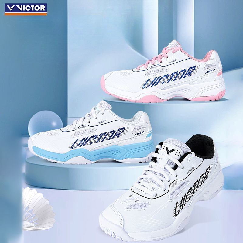 VICTOR Victory A396JRรองเท้ากีฬาแบดมินตันสำหรับเด็กชายและเด็กหญิง น้ำหนักเบา  รองรับแรงกระแทก