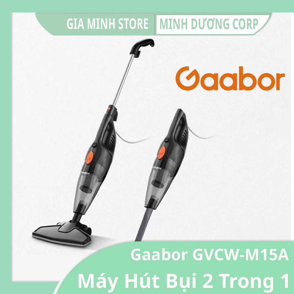Gaabor GVCW-M15A/S เครื่องดูดฝุ่นมือถือ - ดูด 16000 Pa - แปรงหมุนได้ 90 องศา - สินค้าของแท้