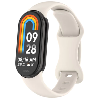 สายรัดยางกีฬา for Smartwatch Xiaomi Mi Band 10 9 สายรัดข้อมือซิลิโคนปรับได้สายรัดข้อมืออุปกรณ์เสริม for Xiaomi Mi Band 8