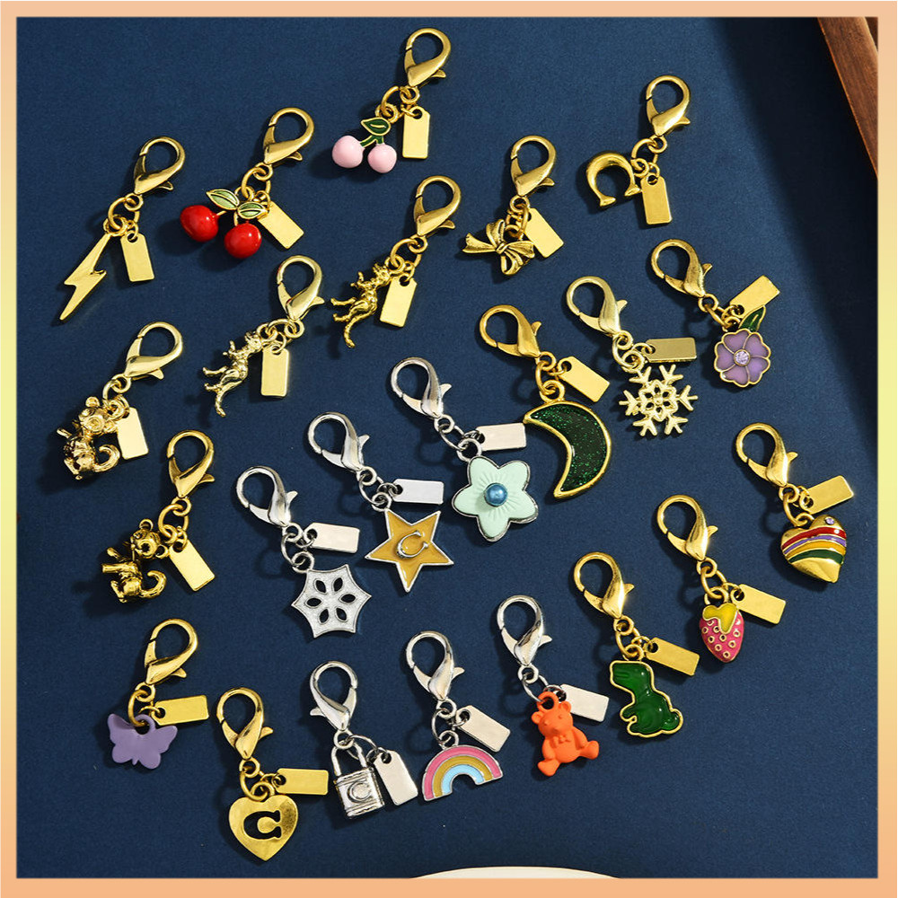 พวงกุญแจน่ารักความงามพวงกุญแจเด็กผู้หญิงสไตล์แฮนด์เมดสําหรับเด็กผู้หญิงใช้ทุกวันกระเป๋าเป้สะพายหลังเสน่ห์
