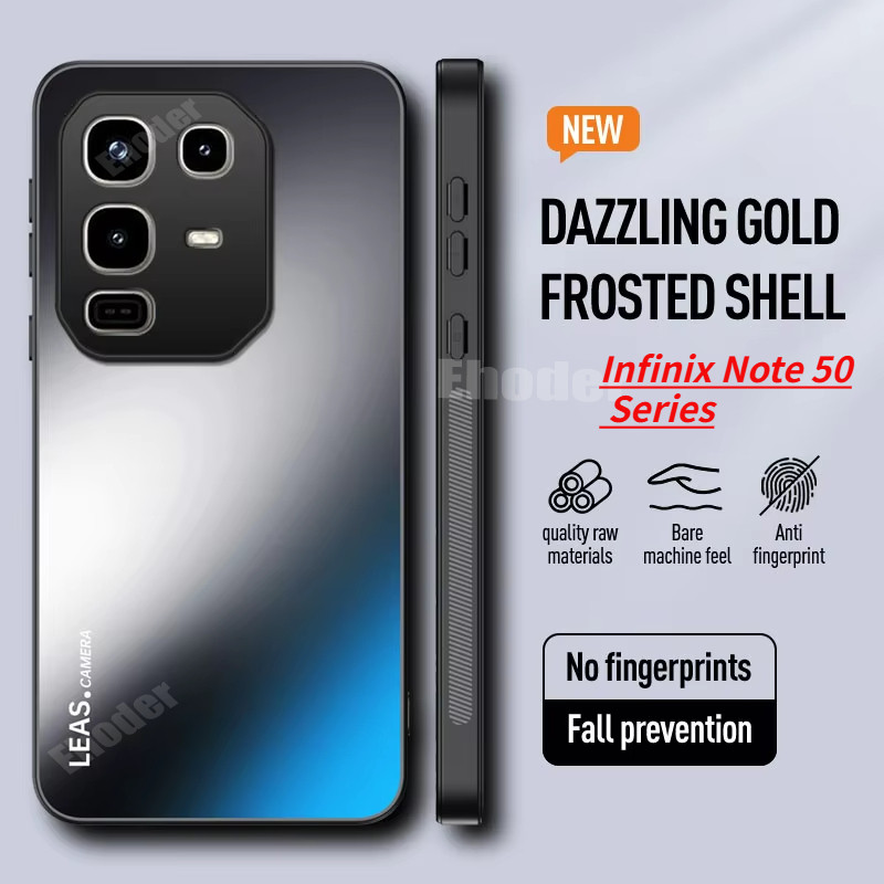 สําหรับ Infinix Note 50 Pro Plus 50X 5G 4G 2025 กรณี Frosted Hard Matte ป้องกันสําหรับ Note50 Note50