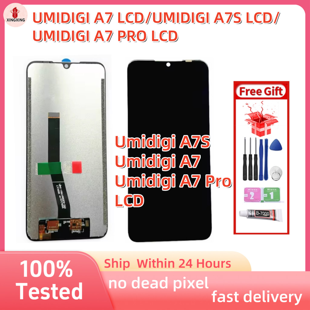 100% ทดสอบใหม่สําหรับ UMIDIGI A7 LCD/UMIDIGI A7S LCD/UMIDIGI A7 PRO จอแสดงผล LCD Perfect เปลี่ยน