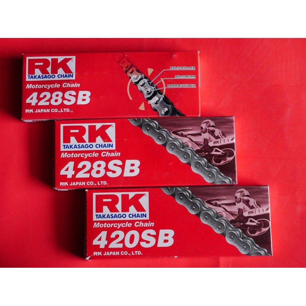 โซ่Rk แท้ญี่ปุ่น แท้JAPAN ทนมาก คุ้มค่า คุ้มราคา 420-106 428-106 สินค้าของแท้พร้อมส่ง