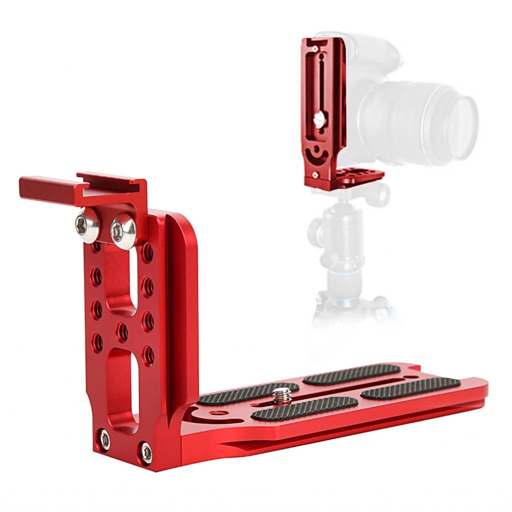 CNC Precision Machining Camera Plate Quick Release L เพื่อรักษาความปลอดภัยหัวลูกทั่วไปของคุณได้อย่างมีประสิทธิภาพ