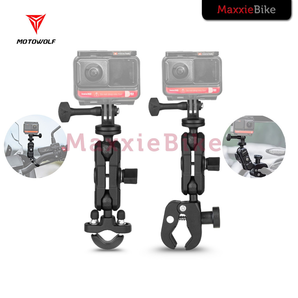 Motowolf MDL3532B ขายึดกล้องมอเตอร์ไซค์ แคลมป์แฮนด์ ขายึดกล้อง รถจักรยานยนต์
