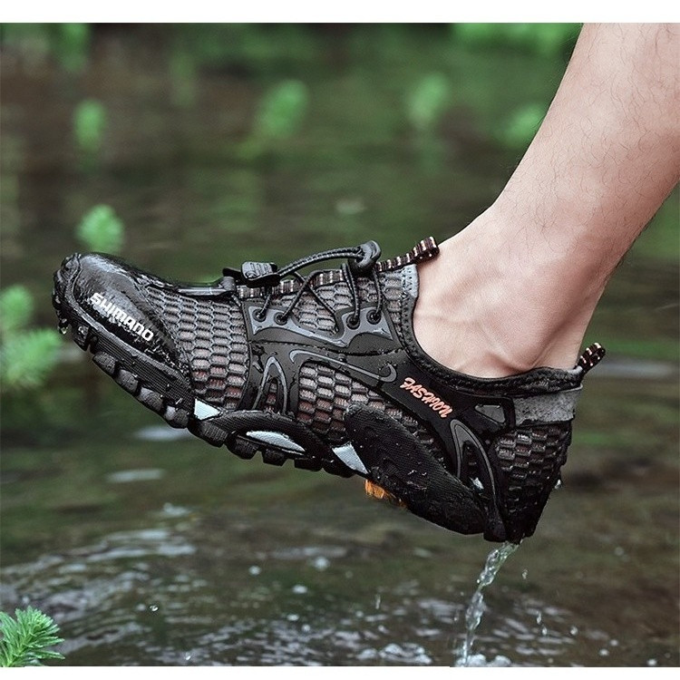 รองเท้าบAREFOOTของชิมาโนสำหรับชาย ออกแบบให้นุ่มสบายเวลาเดินบนทรายหรือน้ำ เหมาะสำหรับการทำกิจกรรมกลางแจ้งเช่นตกปลาและการปีนเขา ราคา ถูกที่สุด ดีลบีเคเค แกลเลอรีภาพที่ 8
