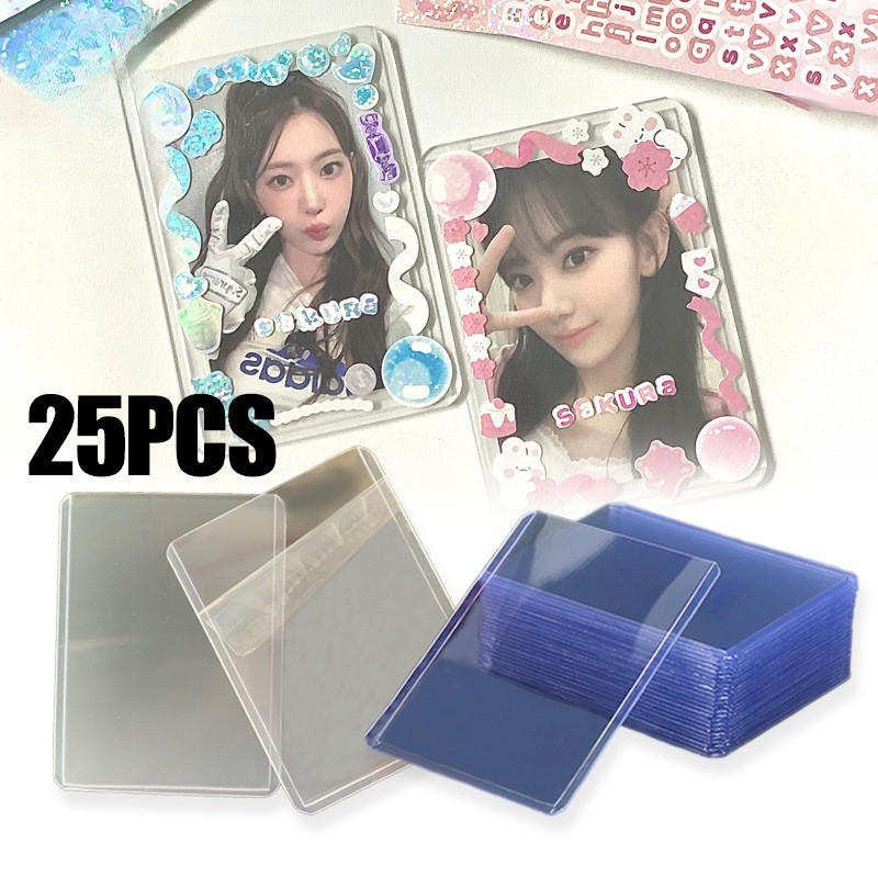 50 ชิ้นโปร่งใสการ์ด Protector Toploader / Pokemon Card Sleeve / Photocard Toploader / Pokemon Card P