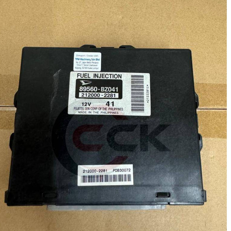 89560-BZ041 / 89560-BZ042 PERODUA MYVI 1.3 CC ENGINE CONTROL ECU UNIT 100 % ใหม่