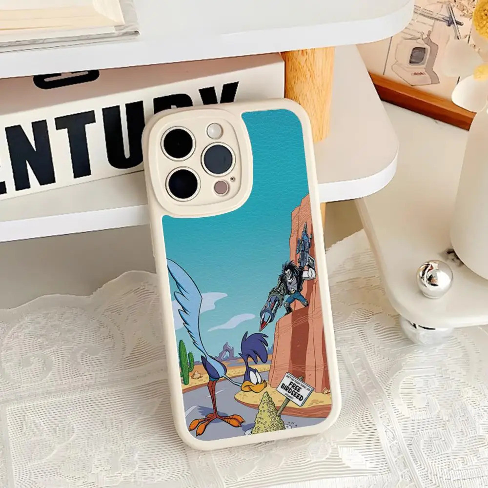 DY-2 Maglia Willy Coyote Road Runner เคสโทรศัพท์สําหรับ Iphone 16 17,15 14 13 Pro Max 12 11 Mini X X