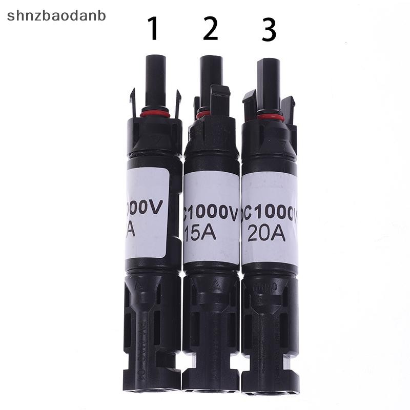 [SHNZFF] 10a 15A 20A DC ไดโอดปลั๊กพลังงานแสงอาทิตย์ตัวเชื่อมต่อไดโอดสําหรับระบบ PV พลังงานแสงอาทิตย์ YBUI