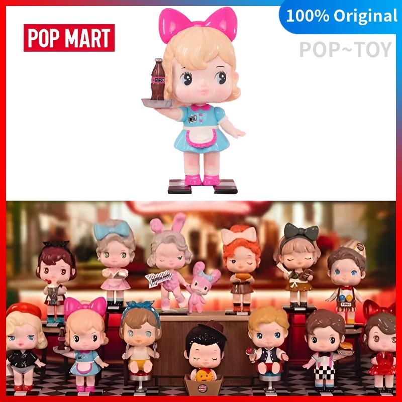 POPMART TAPOO Retro Diner Series Blind Box Figures Pop Mart Official