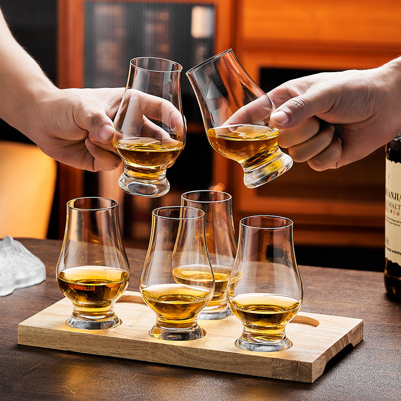 แก้ววิสกี้ Whisky Glass แก้วค็อกเทล แชมเปญ ไวน์ the rock คิวบาร์ อย่างหนา 185 ml