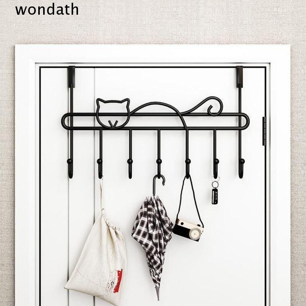 Wonda ตะขอแขวนประตู, Good Load-Bearing Coat Hanger Organizer, ความเรียบง่ายคุณภาพสูงสะดวก Punch-free เสื้อผ้าหมวก Hook