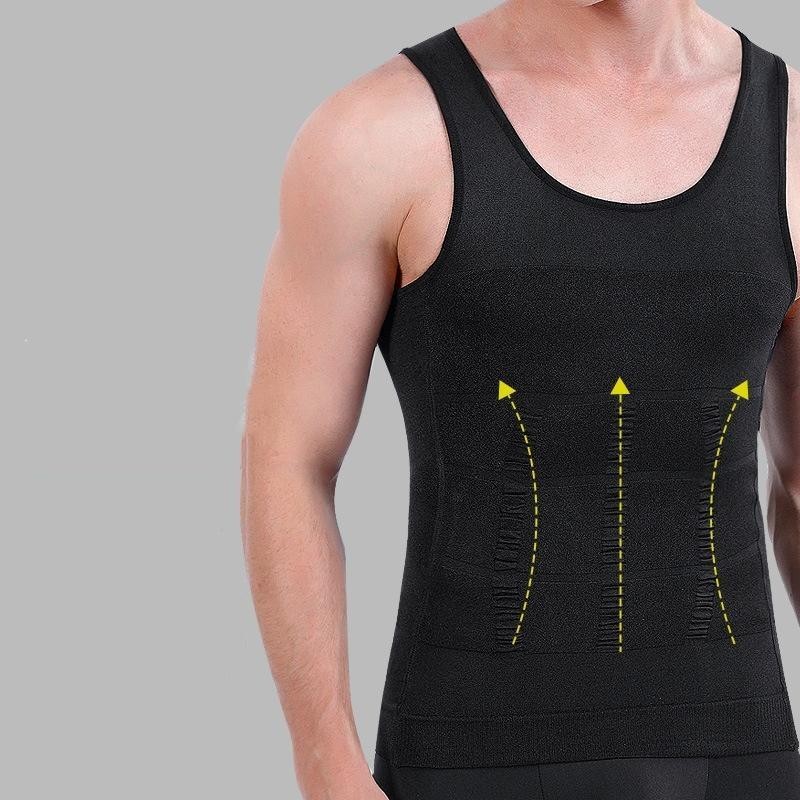 เสื้อกล้ามผู้ชาย Shaper Body Shirt Vests For Man