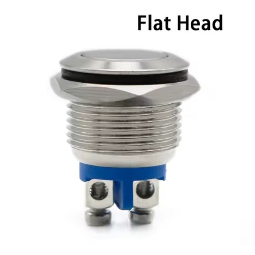 Switch IP67 Waterproof สวิทช์กันน้ำ สวิตช์กดติดปล่อยดับ 16MM สวิตช์สแตนเลส แบบขันสกูร