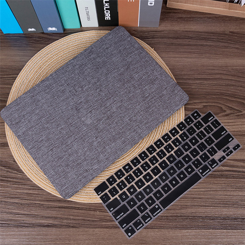 การออกแบบผ้ายีนส์สําหรับ 2024 Macbook pro M4 M2 M3 ชิป Air 13 15 นิ้ว A3113 A3114 pro 13 14 16 Retina A2992 A2991 ประณีตเปลือกแข็งพลาสติก,ผ้าทอฝาครอบป้องกัน