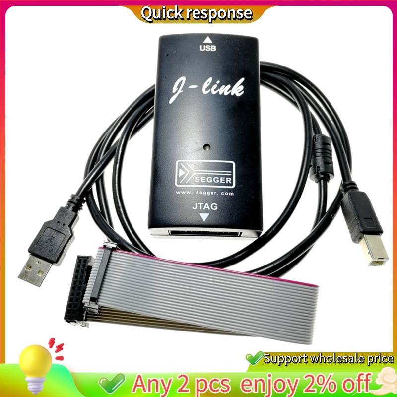 ในสต็อก-คุณภาพสูงสําหรับ JLINK J-LINK V9 ARM Emulator USB-JTAG อะแดปเตอร์ STM32 ARM MCU