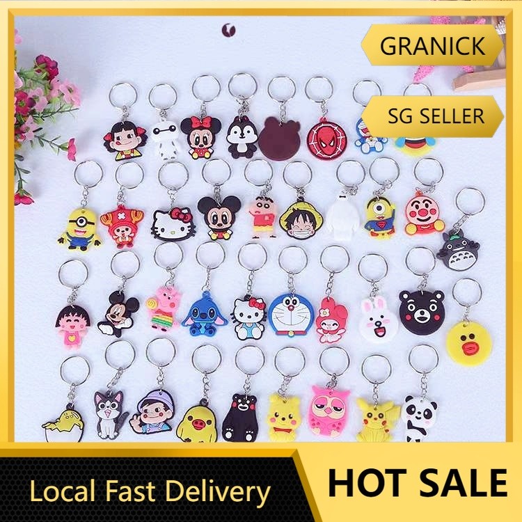 Sg พวงกุญแจ PVC การ์ตูนน่ารัก Disney Marvel พวงกุญแจ พวงกุญแจ