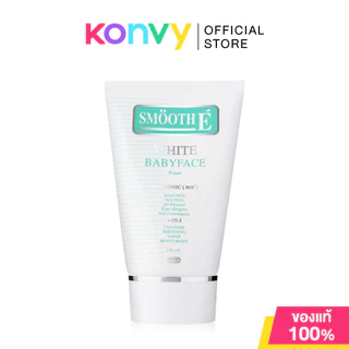 Smooth E White Babyface Foam สมูท อี โฟมล้างหน้าสูตรไม่มีฟอง (30g/60ml/120g/180ml)
