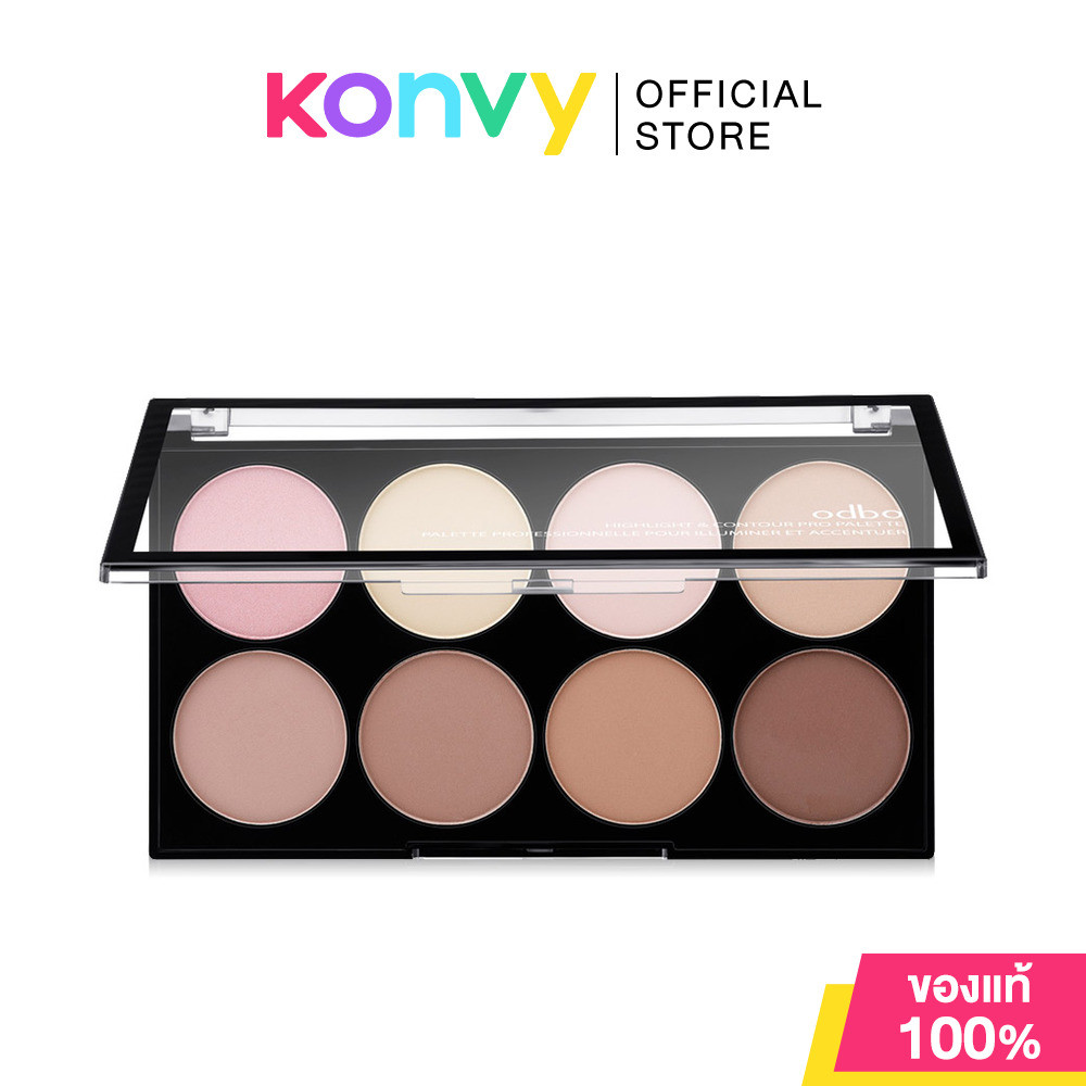 ODBO Highlight Contour Pro Palette 20g OD138 #02 โอดีบีโอ พาเลทไฮไลท์และคอนทัวร์.