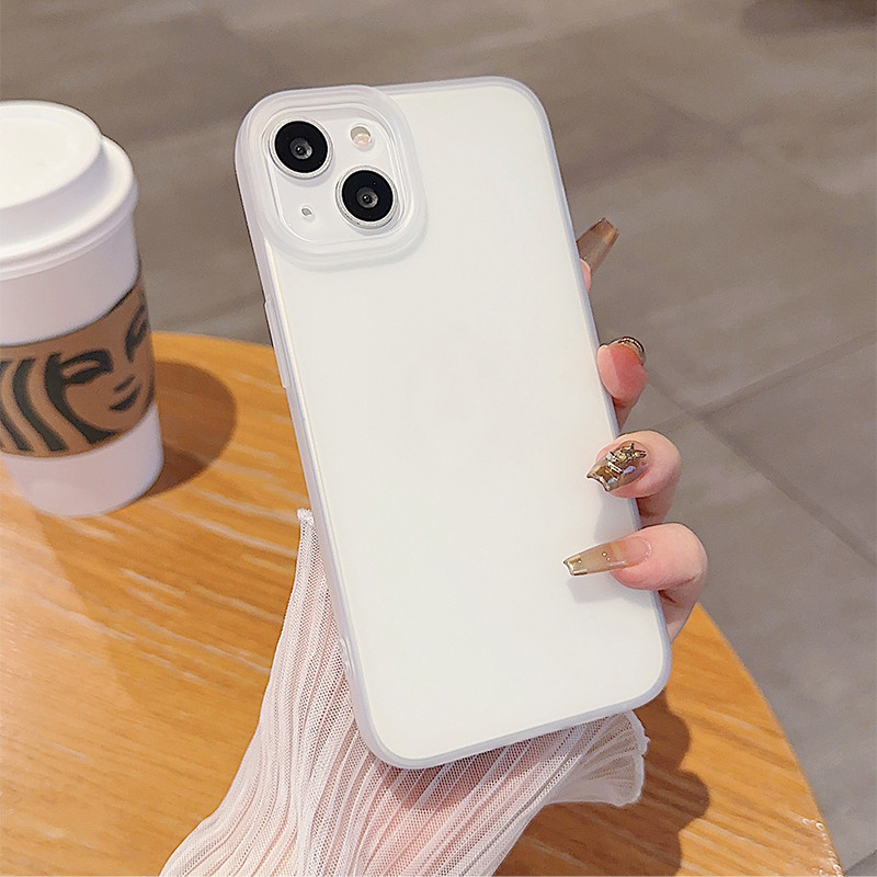 COD-ในไทย🔥เคสแฟชั่น สําหรับ iPhone 7 8 X 11 12 13 14 15 TPU เคสโทรศัพท์ฝ้า กันกระแทก Unisex - รูปที่ 6