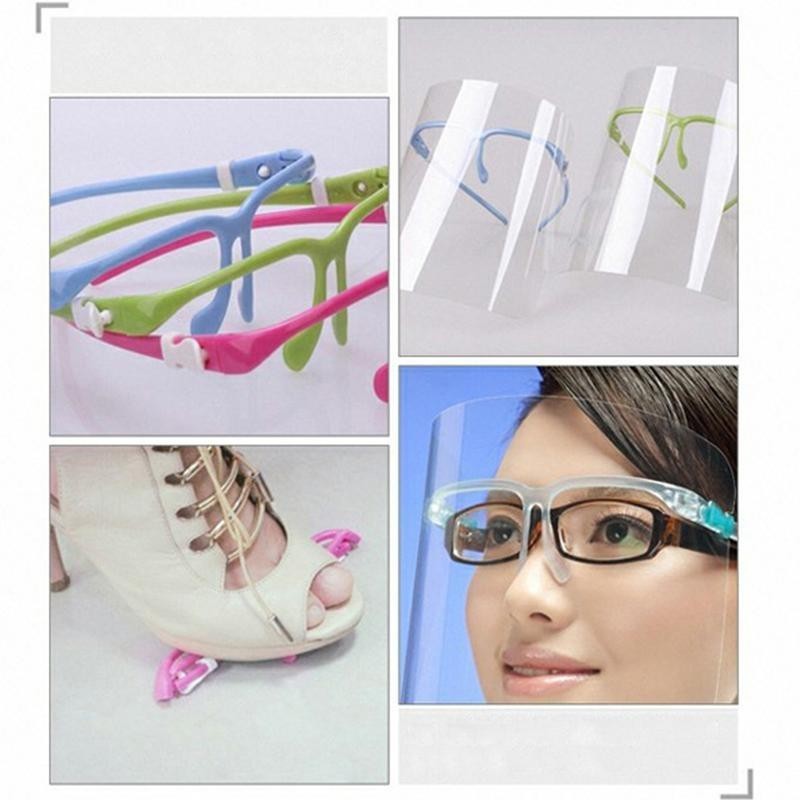 JIE HOME หน้ากากใสเฟสชิล เฟสชิวแบบแว่น ป้องกันใบหน้าจากสิ่งสกปรกต่างๆ - รูปที่ 5