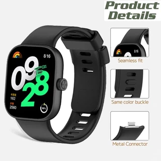 สายรัดซิลิโคนกีฬาสำหรับ for Redmi Watch 6 5 4 สายรัดข้อมือยางนุ่มเข็มขัดสำหรับ for Mi Band 8 Pro / Mi Band 10 9 Pro
