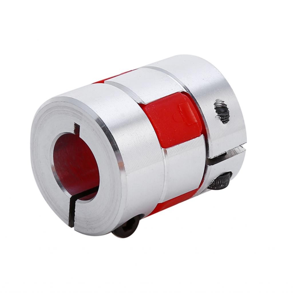 8 มม. X 12 มม. ข้อต่อเพลาพลัมยืดหยุ่น CNC Stepper Motor Encoder Coupler♡
