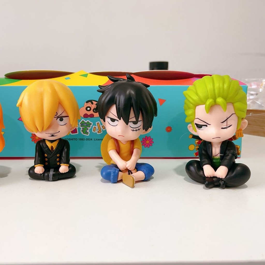 Onepiece One Piece Luffy Solon Sanji Tide Play Doll ตุ๊กตาการ์ตูนน่ารักของประดับตั้งโต๊ะของขวัญวันเกิด