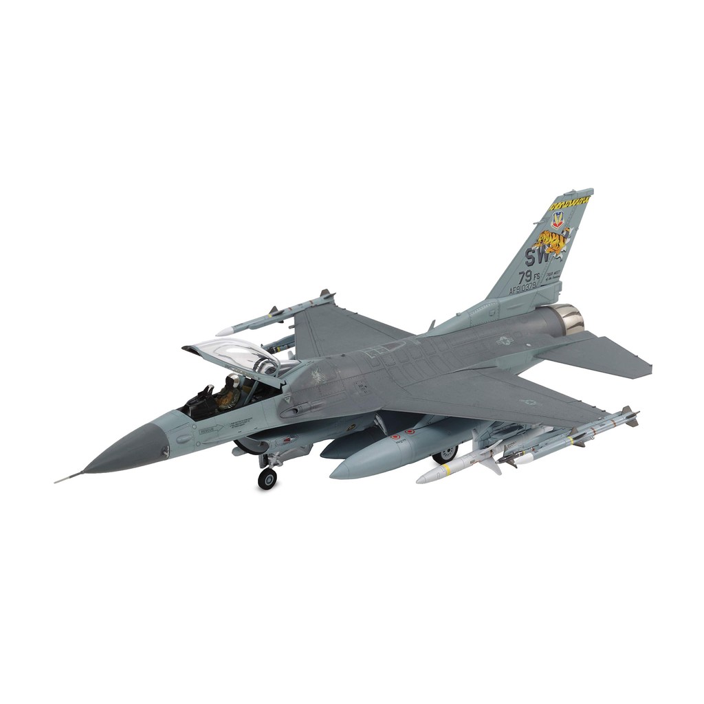 Tamiya 1/72 Warbird Collection No.88 US Air Force Lockheed Martin F-16CJ Block 50 Fighting Falconพลาสติกรุ่นพร้อมอุปกรณ์ครบครัน 60788
