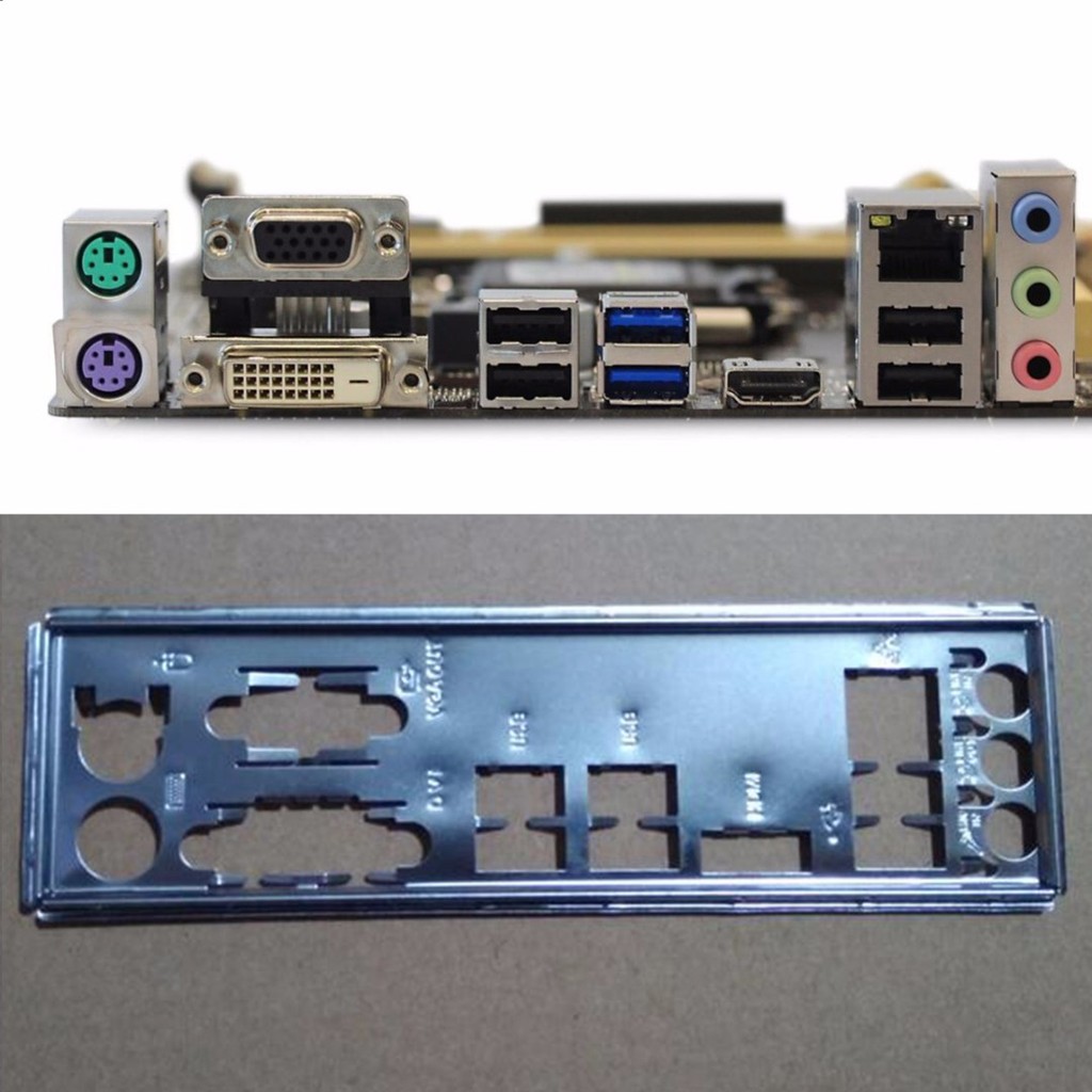1 ชิ้นใหม่ Shield Backplate B85M-G B85M-G/SI B85M-G PLUS H87M-E สําหรับ ASUS I/O IO