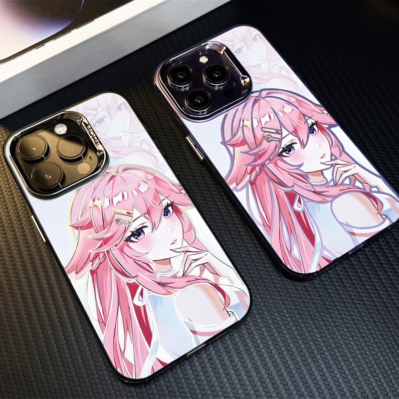 แฟชั่น เคสโทรศัพท์ Realme Genshin Impact Yae Miko Realme C2 C3 C17 C11 C15 C21Y C25Y C25S C30S C31 C