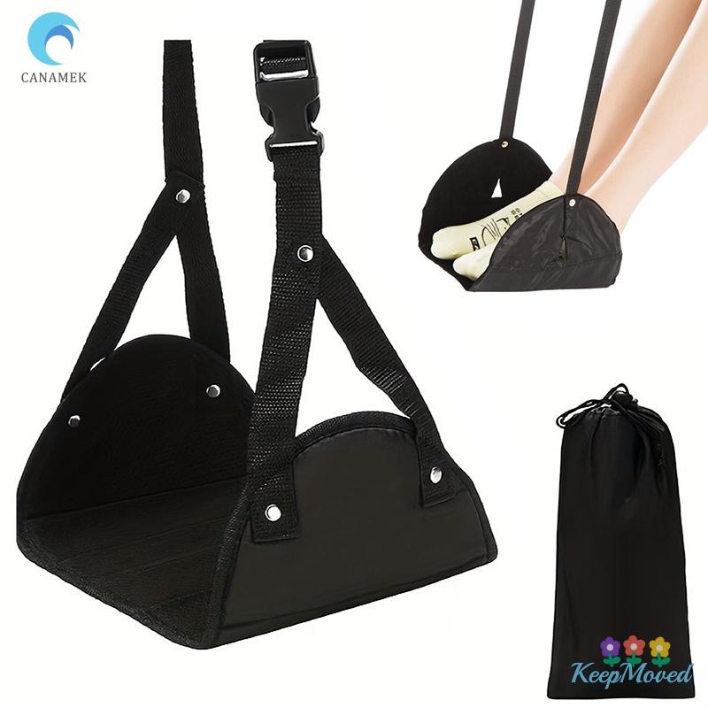 Keepmoving 1PC ปรับความสูงได้ที่วางเท้าเครื่องบินโฟมคุณภาพสูงที่วางเท้าเดินทางแบบพกพาพกพาที่วางเท้าใหม่