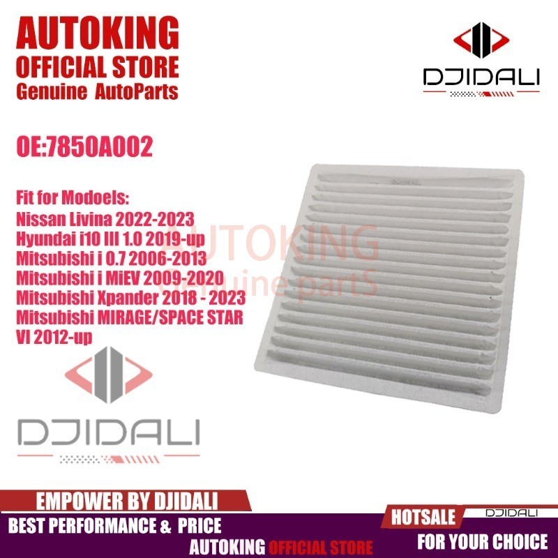 7850a002 กรองอากาศสําหรับ Mitsubishi Xpander 2018 ~ 2023 i 2006-2013 MIRAGE 2012-up/ Nissan Livina 2022-2023/ Hyundai i10 2019-up