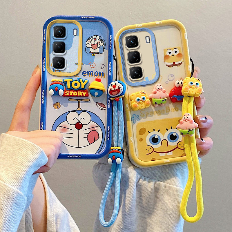 เคส 3D สําหรับ Infinix Hot 50 Pro / +,4G, เคสโทรศัพท์ X6881,X6680, เคสป้องกันอินเทรนด์ที่ประณีตใหม่ยอดนิยม