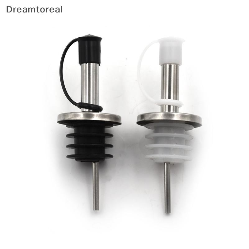 Demtl สแตนเลสสตีลไวน์น้ํามันมะกอกสุราฟรีขวด Pourer Dispenser Spout OLA