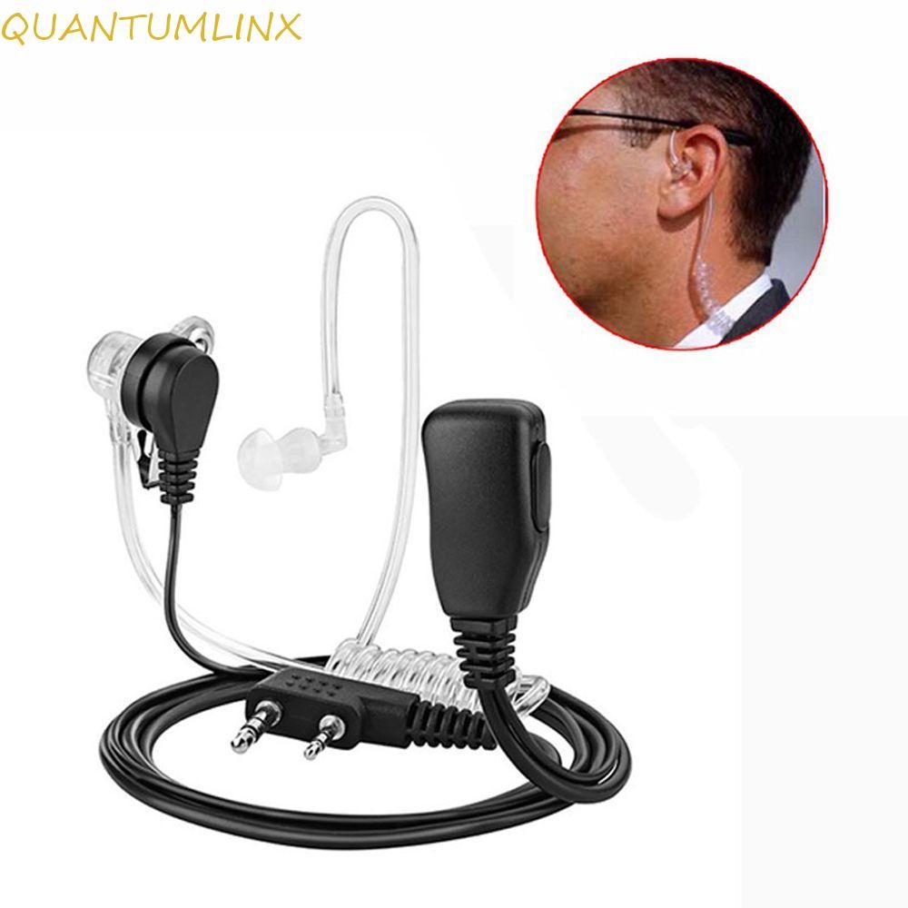 Quantuml PTT MIC ชุดหูฟัง Kenwood TYT Universal เอียร์บัดหูฟัง Air Gidance ชุดหูฟัง Walkie Talkie อุปกรณ์เสริม Protector วิทยุอุปกรณ์เสริม Air Duct ชุดหูฟัง