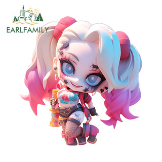 Earlfamily 13 ซม.Harley Quinnการ์ตูน 3Dรถสติกเกอร์Scratch-Pr…
