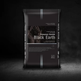 (ยกกระสอบ25kg) แบล็กเอิร์ธ Black Earth ฮิวมิก ผง แบบสเปรย์ดรายละลายน้ำได้ง่าย #แบล็กเอิร์ธ #ดวงตะวันเพชร