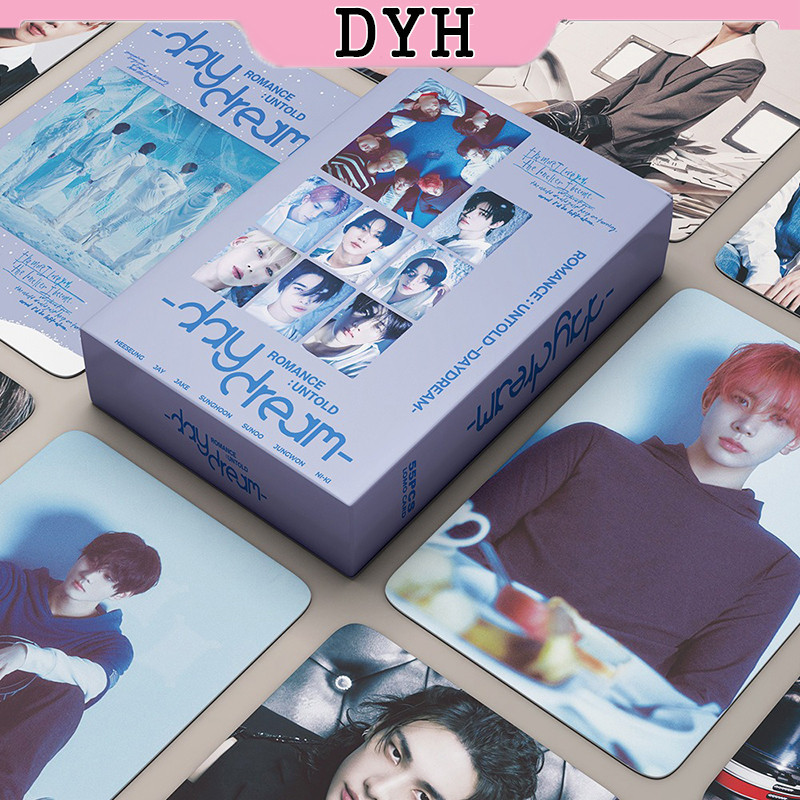 การ์ด ENHYPEN LOMO 55 ชิ้น ROMANCE: การ์ดสะสมอัลบั้ม daydream 55 ชิ้น