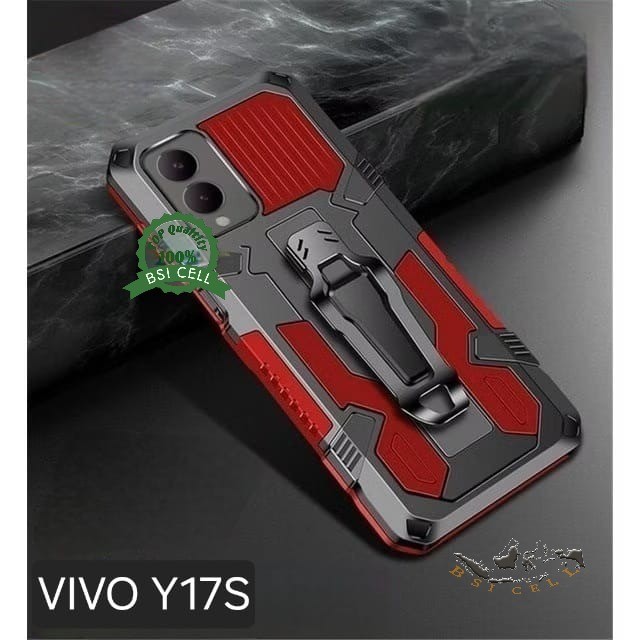 VIVO Y17s V2310 ขาตั้งด้านหลังคลิปแข็งเคส HP ROBOT ฝาครอบใหม่