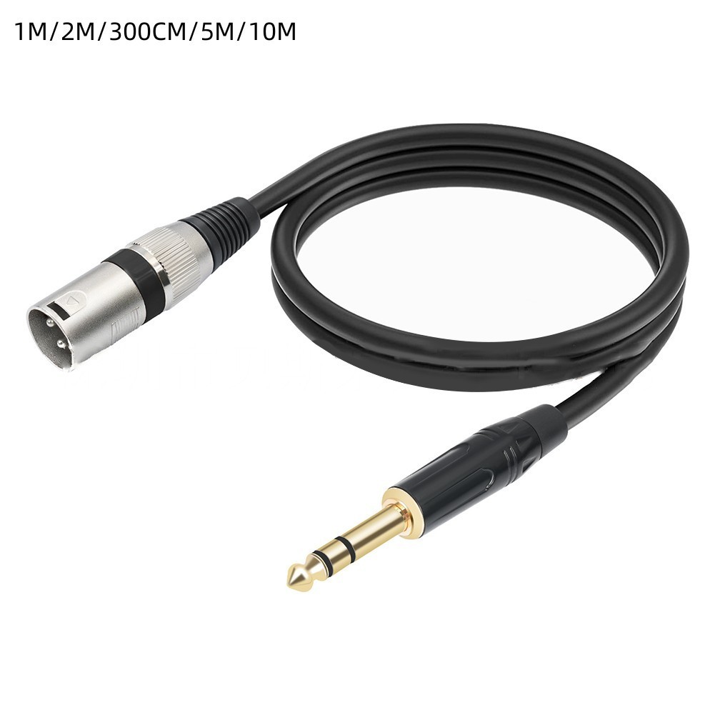 【EAGLE】Balanced Connection XLR Male to 6 35mm TRS Male Cable Sturdy Metal Power Support&Good Quality