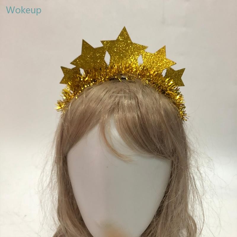 Wape Christmas Stars Hairband ที่คาดผมดาวปีใหม่ Glitter Tinsel Party Supplies