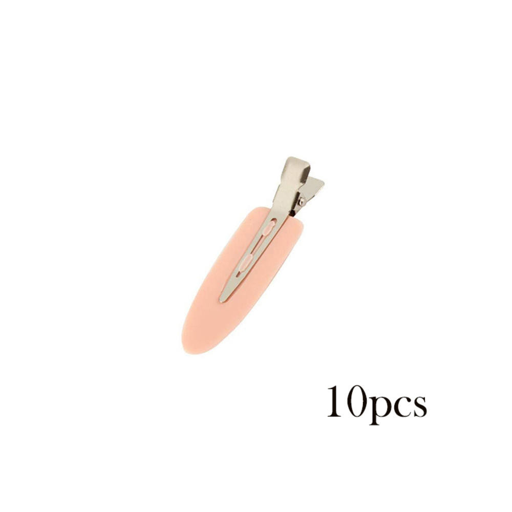 10ชิ้น/เซ็ตไม่มีกิ๊บโค้ง,ไม่มีคลิปขาม้วน ครีเอทีฟแต่งหน้า,ปังไม่มีรอยต่อผมบาร์เร็ตต์เครื่องมือสําหรับแต่งหน้า-เครื่องประดับผมสําหรับผู้หญิงสา