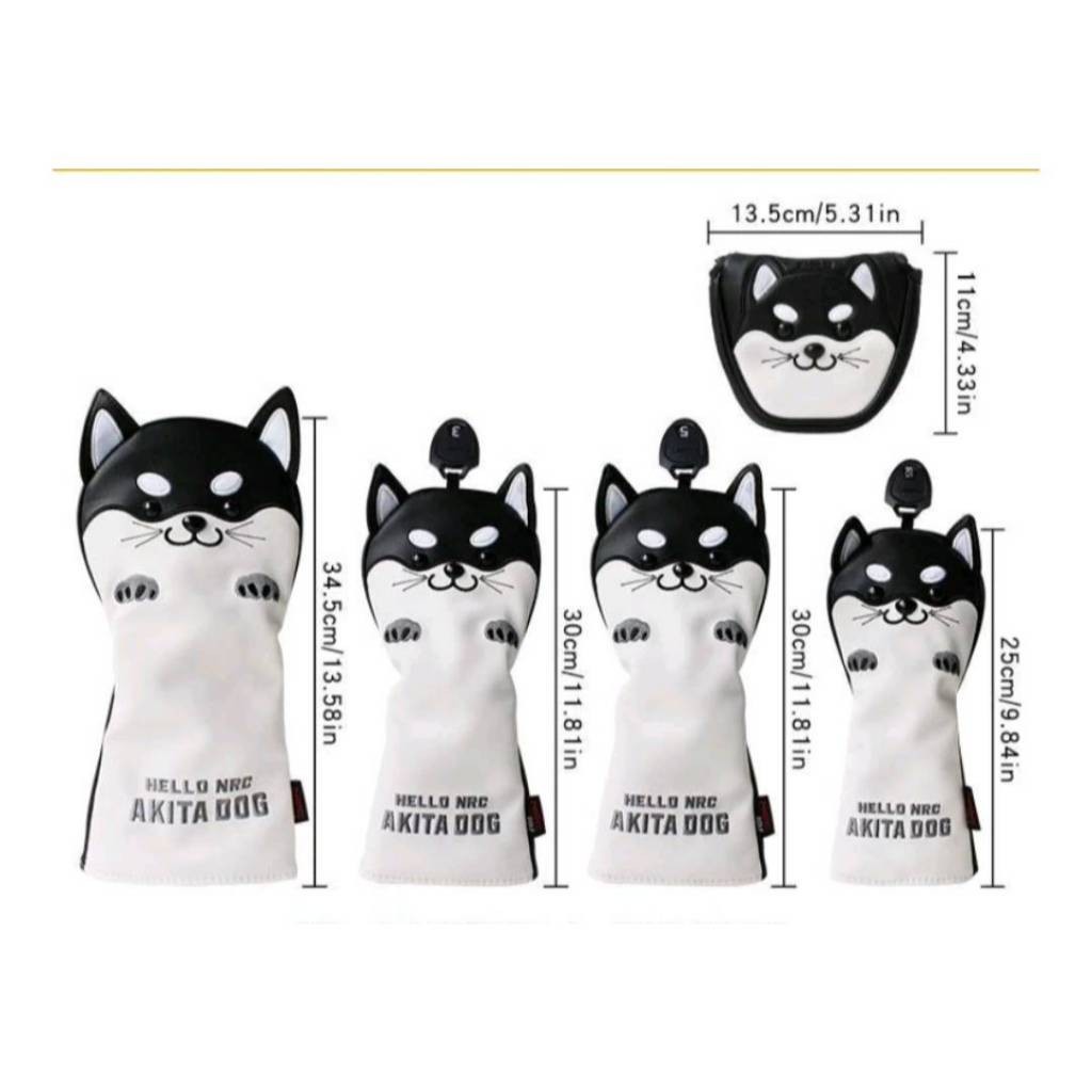 ” สินค้าพร้อมส่งจากไทย ”   มาใหม่พร้อมส่ง  ปลอกหุ้มไม้กอล์ฟ ขอบเวอร์ ไม้กอล์ฟ ลายหมาอะกิตะน่ารัก  มีหลายไซส์ (D19) ราคา ถูกที่สุด ดีลบีเคเค แกลเลอรีภาพที่ 9