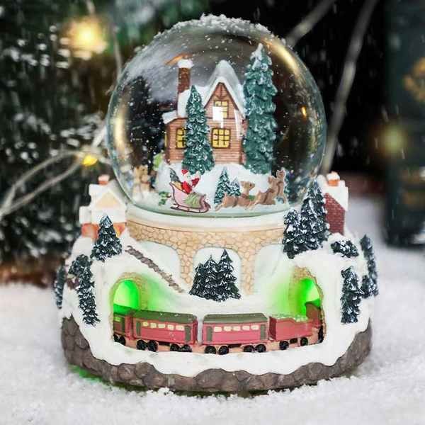 2026 🔥 ลูกบอลคริสตัลเกล็ดหิมะคริสต์มาส 🔥 ของขวัญคริสต์มาส christmas ornaments snow globe ball ของขวัญวันเกิด การขาย เด็ก วันคริสต์มาสอีฟ ☉กล่องดนตรีลูกแก้วเกล็ดหิมะคริสต์มาสหมุนที่จะส่งแฟนของขวัญวันเกิดเด็ก♡