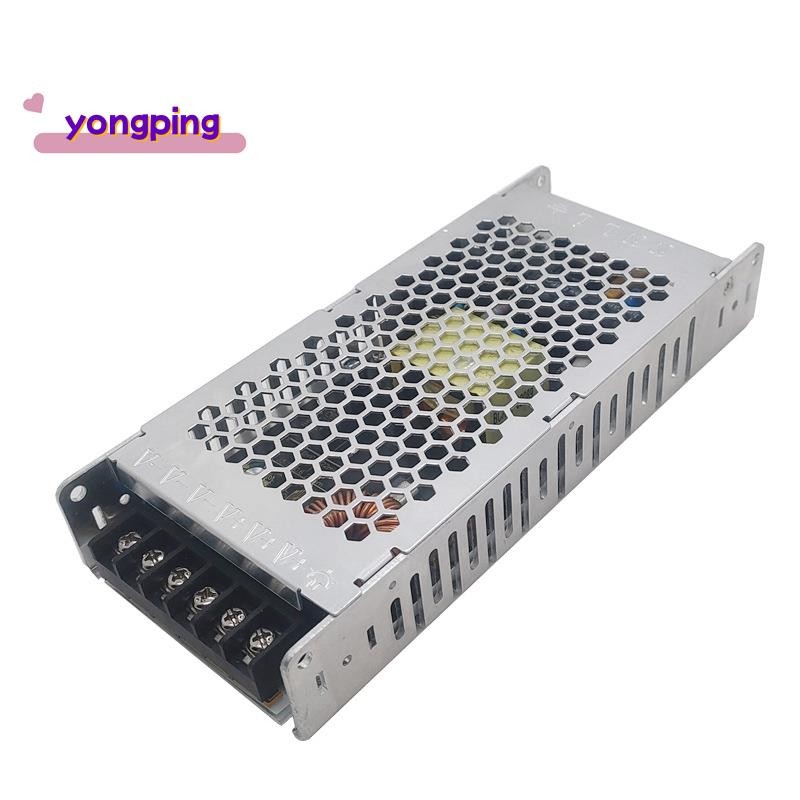 5v 40A 200W แหล่งจ่ายไฟสลับบางเฉียบหน้าจออิเล็กทรอนิกส์แหล่งจ่ายไฟจอแสดงผล LED